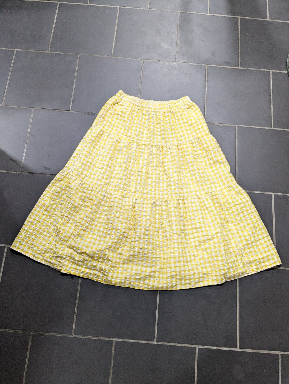 Gingham skirt